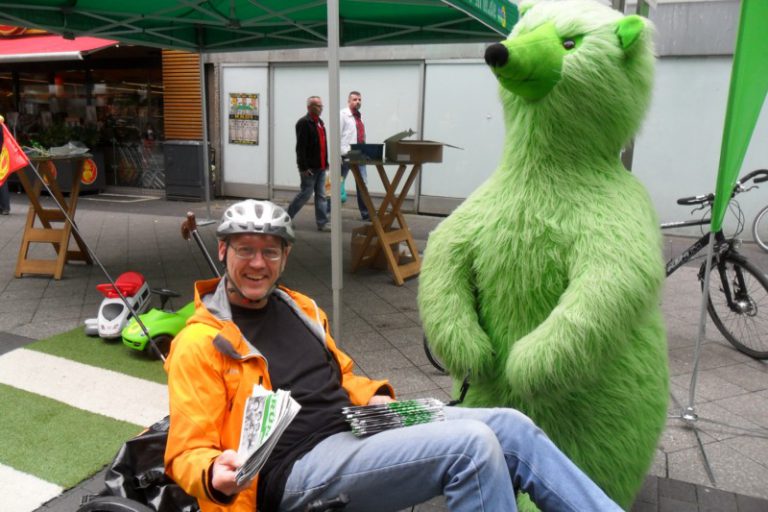 Grüne Mobiltätstour macht Station in Krefeld