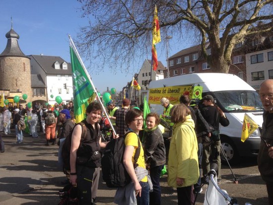 Krefelder bei Anti-AKW-Demo in Jülich