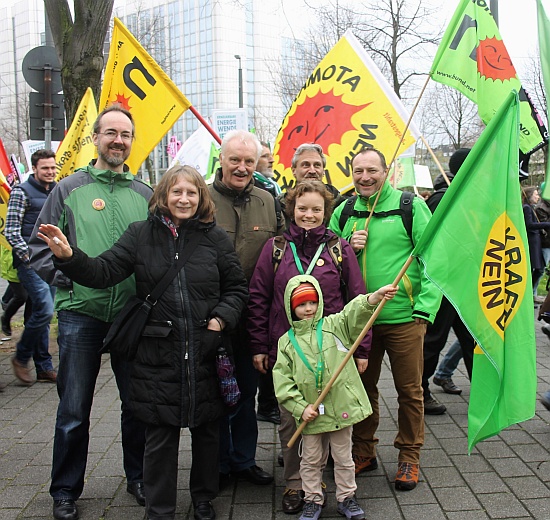 Krefelder auf Energiewende-Demo