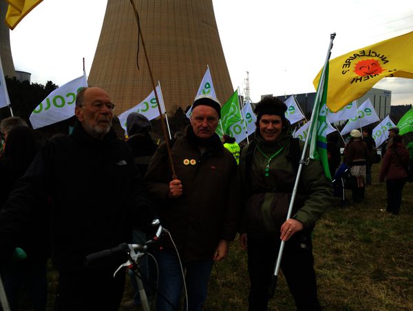 Anti-AKW-Demo in Tihange