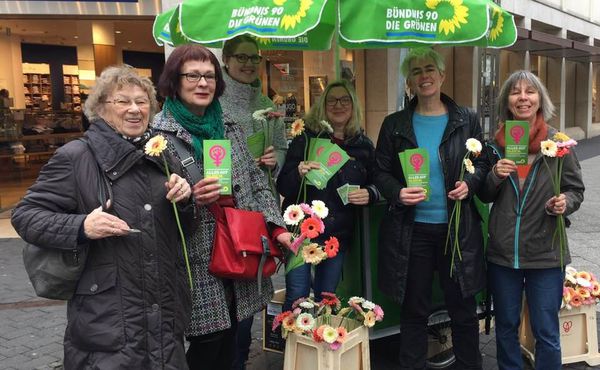 Infostand zum Weltfrauentag