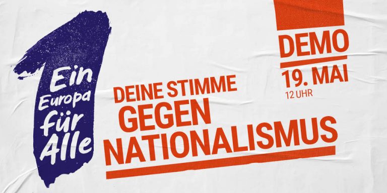 Kommt mit zur Demo „Ein Europa für Alle“