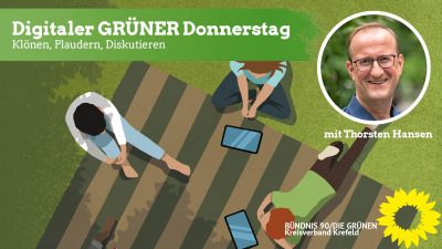 Digitaler GRÜNER DONNERSTAG - Klönen, Plaudern, Diskutieren @ Digital (Jitsi)