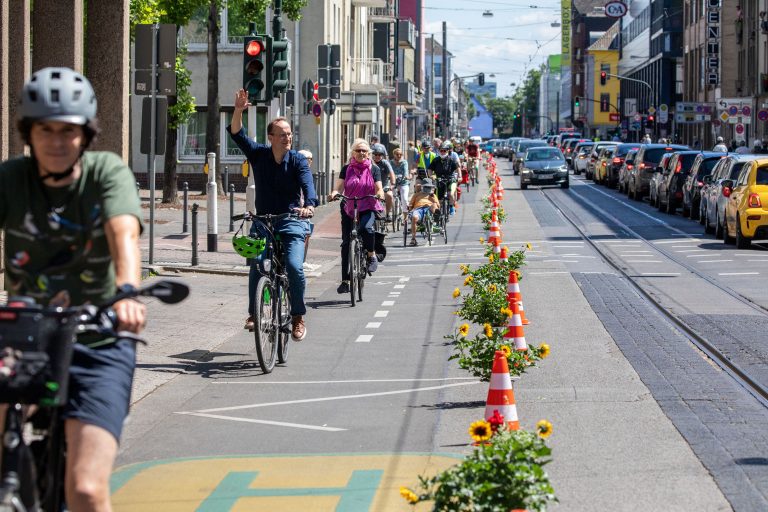 023/22 Grüne begeistert über PopUpBikeLane
