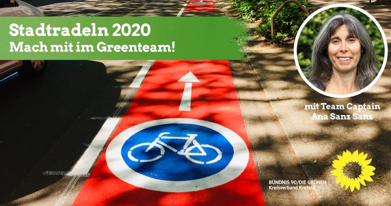 Mach mit im Greenteam beim Stadtradeln vom 31.8. bis 20.9.2020