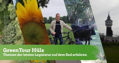 GreenTour Hüls: Themen der letzten Legislatur mit dem Rad erfahren @ Treffpunkt Steveshof