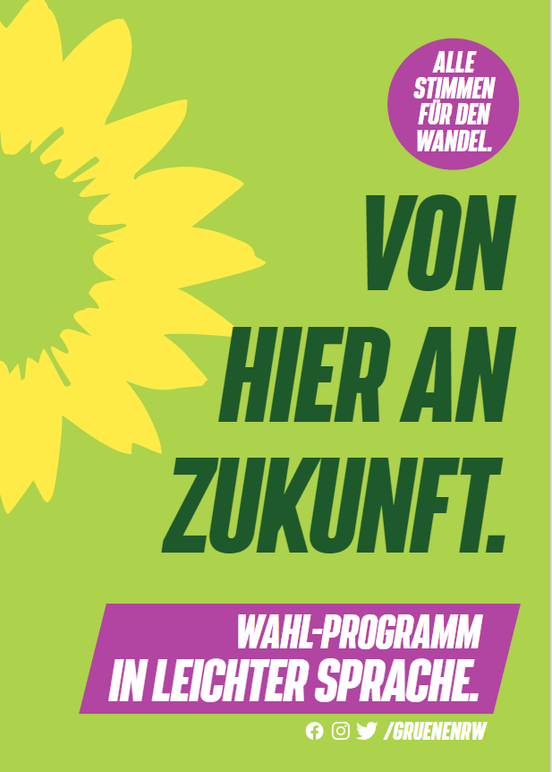 Wahlprogramm in leichter Sprache