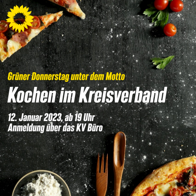 Grüner Donnerstag: Kochen im Kreisverband