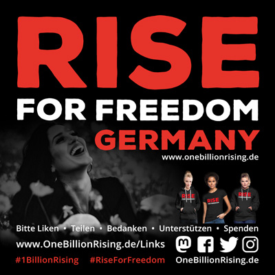 2023 – One Billion Rising – Rise For Freedom Krefeld is rising!
