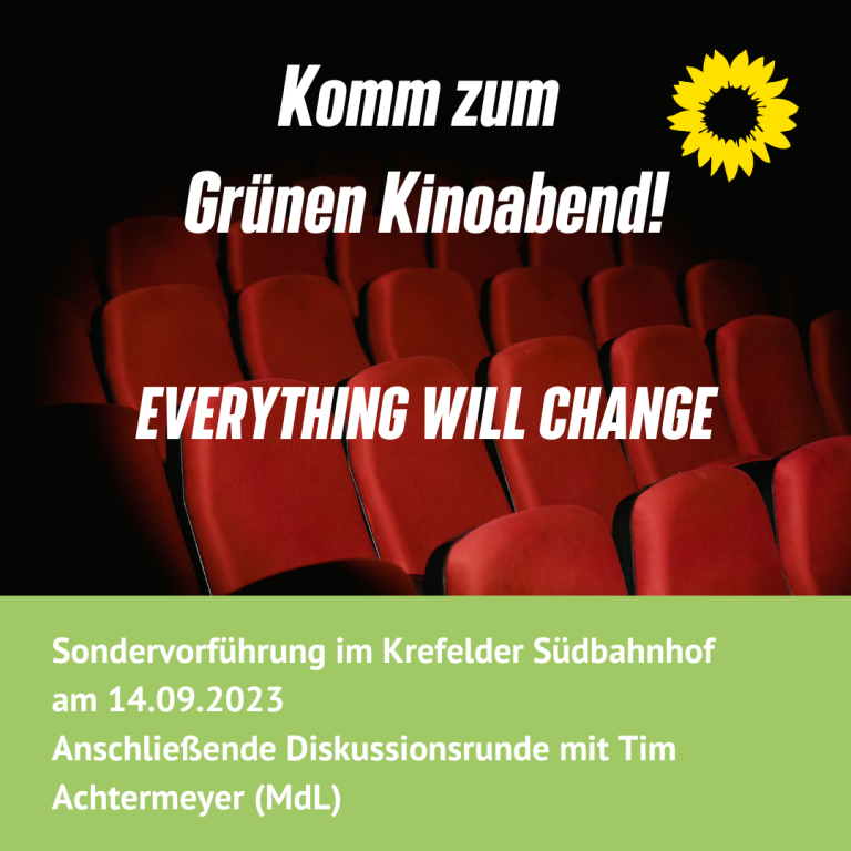 „Everything will change“: Kinoabend in Krefeld